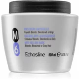 EchosLine Anti-Yellow M6 maska za lase za nevtralizacijo rumenih odtenkov 500 ml