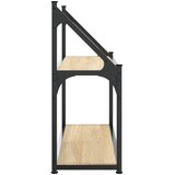  Zidna polica s 2 razine, hrast Sonoma, 60x21x51 cm, inženjerski drvo | shoptok.hr