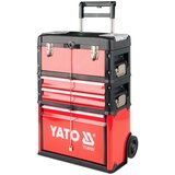 Yato Škatla za orodje s 3 predali na kolesih 52x32x72 cm | Shoptok.si