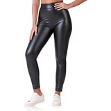Bellinda LEATHEROPTIC LEGGINGS - Women's Leather Leggings - Black Cene