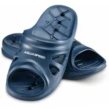 AQUA SPEED Unisex's Swimming Pool Shoes Florida Navy Blue Pattern 10
