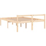  Krevet za starije osobe 120 x 200 cm od masivne borovine | shoptok.hr