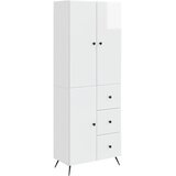  Set ormara 2 kom. Bijela visokog sjaja Konstruirano drvo | shoptok.hr