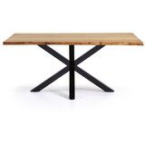 Kave Home Jedilna miza z mizno ploščo v hrastovem dekorju 90x160 cm Argo – | Shoptok.si