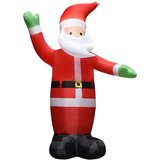 vidaXL napihljiv Božiček z LED lučkami božična dekoracija IP44 3 m | Shoptok.si
