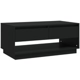 Furnova Klubska mizica črna 102,5x55x44 cm iverna plošča, (21913770) | Shoptok.si