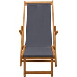  Sklopiva ležaljka za sunčanje 2 pcs 3 Pozicija Siva | shoptok.hr