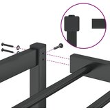 Metalni okvir za krevet crni 90 x 190 cm | shoptok.hr