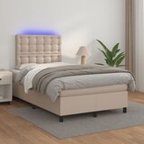  Krevet s oprugama i madracem LED 120x190 cm umjetna koža | shoptok.hr