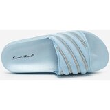 Resti Blue women's flip-flops with zircons Erikis - Footwear | Shoptok.si