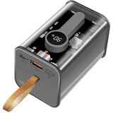 Logilink Power bank 20000 mAh, 1x USB-A, 1x USB-C, sa zaslonom, PD &amp, QC, transp. PA0307 aku-pack 20000 mAh Li-Ion prozirna | Eponuda.ba