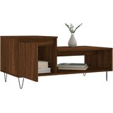 Stolić za kavu boja hrasta 100 x 50 x 45 cm konstruirano drvo | Eponuda.ba