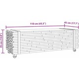 Stolić za kavu 110x45x35 cm od masivne tikovine | Eponuda.com