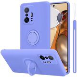 Cadorabo Ohišje, združljiv s Xiaomi v tekoči svetlobi vijolični - zaščitni pokrov iz fleksibilnega silikona TPU z obročem, (20590169) | Shoptok.si