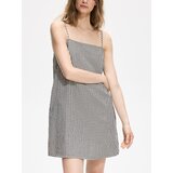 Reserved Karirana mini haljina - crno | shoptok.hr