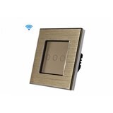 Wise wifi pametni prekidač, 3 tastera, aluminijumski panel krem | ePonuda.com