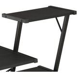  Radni stol s policom crni 116 x 50 x 93 cm | shoptok.hr