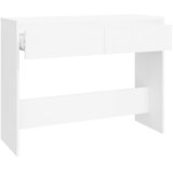  Konzolni stol bijeli 100 x 35 x 76,5 cm od konstruiranog drva | shoptok.hr