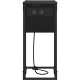 vidaXL Nočna omarica Črni hrast 41.5 x 26 x 60.5 cm Konstruiran les | Shoptok.si