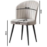 Hanah home set 2 stolice rubi yellow | ePonuda.com