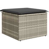  8-dijelni set vrtnih sofa od poliratana s jastucima svjetlosivi | shoptok.hr