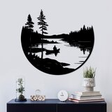 Wallity zidna dekoracija solo, 54 x 60 cm, crna | ePonuda.com