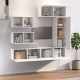  6-dijelni set TV ormarića bijeli od konstruiranog drva | shoptok.hr