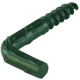 Ključni vijak (Ø x Do: 5,2 x 60 mm, 4 kos, Lesena nit, Črne barve, Ravno)
