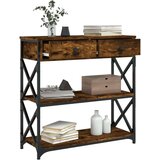  Konzolni stol boja hrasta 75 x 28 x 75 cm konstruirano drvo | shoptok.hr