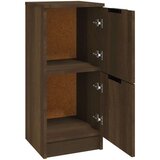 Komoda 2 kosa rjavi hrast 30x30x70 cm konstruiran les, (20654007) | Shoptok.si