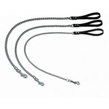 Nobby povodec z verigo 20 mm / 110 cm – črn | Shoptok.si