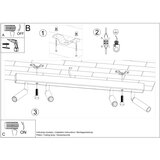  Stropna svetilka EYETECH 4 bela, (21348197) | Shoptok.si