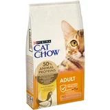 Cat Chow Adult piščanec & puran - 15 kg