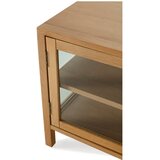 MOME TV omarica v hrastovem dekorju v naravni barvi 160x50x40 cm Ceci – | Shoptok.si