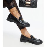 Gemre Black Loafers with Laurel Buckle | shoptok.hr