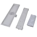  Linearni odvod za tuš 2 kom 530 x 140 mm od nehrđajućeg čelika | shoptok.hr