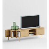 Woodman TV omarica v hrastovem dekorju v naravni barvi 189x50x44 cm Shift – | Shoptok.si