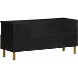 TV ormarić crni 100 x 33 x 46 cm od konstruiranog drva | Eponuda.com