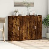  Komoda 2 kom boja dimljenog hrasta 60x31x84cm konstruirano drvo | shoptok.hr
