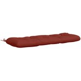  Jastučić za klupu VIANEN 100% poliester Crvena 100 x 40 x 12 cm Slike