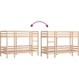 vidaXL Krevet na kat 80 x 200 cm od masivne borovine | shoptok.hr