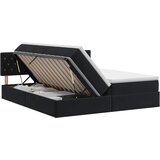  Krevet s od storage s uzglavljem 2 kom. Crna | shoptok.hr
