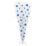  Umjetno božićno drvce s stalakom Bijelo 120 cm PVC i čelik | shoptok.hr