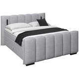 Premium Living Postelja Boxspring Elysia, Svetlo Siva, 200x220 | Shoptok.si