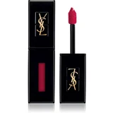 Yves Saint Laurent Vernis À Lèvres Vinyl Cream sijaj za ustnice s kremasto teksturo odtenek 401 Rouge Vinyle 5.5 ml