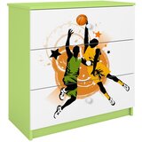  Dječja komoda - KOŠARKA - zelena | shoptok.hr