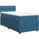 vidaXL Box spring krevet s madracem plavi 80 x 200 cm baršunasti Cijene