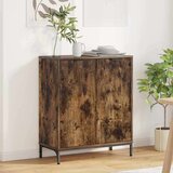 vidaXL Ormarić / Komoda Dimljeni hrast 69.5 x 33 x 82 cm | shoptok.hr