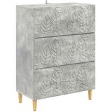  Ormar s ladicama Betonska siva 66 x 34,5 x 90 cm | shoptok.hr