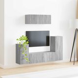 Set TV komoda 4 pcs Siva Sonoma Konstruirano drvo | shoptok.hr